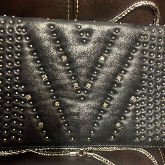 MCM Black Crossbody Bag with Silver Accents - Picture 2 of 9